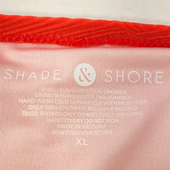 Shade And Shore Women's Size XL 16-18 Cheeky Bikini Swim Bottom Orange New - Picture 5 of 8